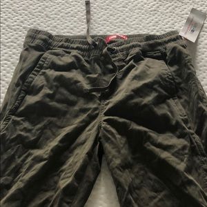 Union bay army green joggers